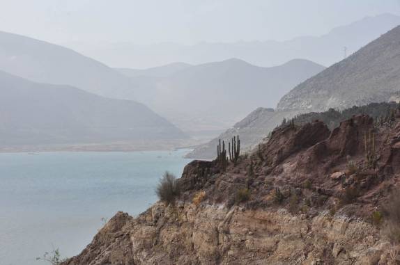 Represa no Valle del Elqui, no Chile